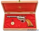 Excellent Cased Colt "K" Suffix Frontier Scout SAA Nickel 22 LR Mfg 1961 C&R - 1 of 14