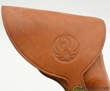 Vintage Bianchi Ruger Old Army Flap Holster 7 1/2" RH Tan - 2 of 5