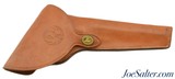 Vintage Bianchi Ruger Old Army Flap Holster 7 1/2" RH Tan - 1 of 5