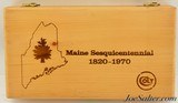 Maine Sesquicentennial 1820-1970 Colt Frontier Scout 22 LR SAA in Box - 8 of 8