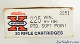 225 Winchester Western Super X 55gr. PTD SP Ammo 99rds WH2251 - 2 of 3