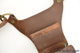 Scarce WWII Era Colt 1911 .45 Cal TEX TAN Shoulder Holster with Adaptor - 3 of 10