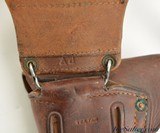 Scarce WWII Era Colt 1911 .45 Cal TEX TAN Shoulder Holster with Adaptor - 9 of 10