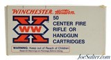 Full Box Winchester Western 38-40 WCF Ammunition 180 Gr Soft Point 50 Rds
