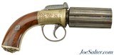 Beautiful Cased British Bar Hammer Pepperbox Pistol - 3 of 15