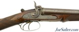 Outstanding Antique Westley Richards 12 Ga SXS Hammer Crab Knuckle Shotgun - 1 of 15