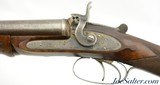 Outstanding Antique Westley Richards 12 Ga SXS Hammer Crab Knuckle Shotgun - 12 of 15
