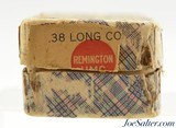 Full Box Remington UMC 38 Long Colt Smokeless Ammo 1918 Dated 50 Rds - 5 of 7