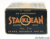 Full Box Sears Dark Blue STA-KLEAN 22 Short Ammo Kopper Kote - 5 of 7