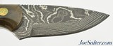 B. Merry Custom Hunting Knife Mammoth Bone Leather Sheath Alaska - 3 of 8