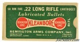 Remington "Dog Bone" 22 LR Ammo 1930 Kleanbore Lubricated - 1 of 7