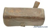 U.S.N. Embossed .38 Colt Navy Pistol Size Leather Cartridge Box - 1 of 5