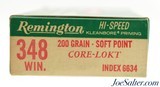 Remington Hi-Speed 348 Win. 200gr. SP Core-Lock #6634 20rns Ammo - 2 of 3