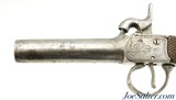 Unmarked Percussion Pocket Pistol With British Proofs - 5 of 9