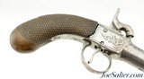 Unmarked Percussion Pocket Pistol With British Proofs - 2 of 9