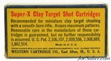 Full Box Western Super-X Clay Target 22 LR Shot Cartridges 1937 Issue - 6 of 7