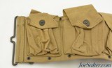 Original U.S. WWI 1918A2 BAR Ammo Web Belt by Long Dated 1918 - 3 of 7