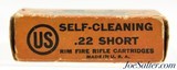 US Cartridge Company 22 Short RF Self-Cleaning Ammo Full Box 1928 Issue - 4 of 7