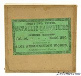 Excellent Full Box Sage 50 Caliber Spencer Carbine Ammo Model 1865