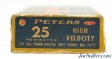Vintage Peters High Velocity 25 Remington 20rnds - 2 of 4