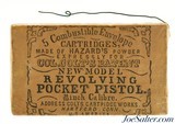 Excellent Sealed Packet Colt Cartridge Works 36 Caliber Ammo Combustible Envelope - 1 of 6
