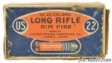 Sealed! US Cartridge Co. 22 LR Lesmok Ammunition Lowell, Mass