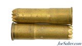 Greener Police Gun Brass Hull Ammunition 2 Rounds 1952 Date - 1 of 3