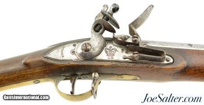 British Tower Marked 3rd Pattern Brown Bess Flintlock Musket