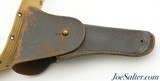 WW1 Era US Model 1912 Pistol Belt and Model 1916 Holster - 2 of 10