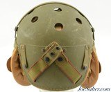 WWII US Military M38 Rawlings Tanker Helmet - 3 of 7