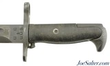 WWII US M1 Garand Bayonet Utica Cutlery w/ M7 Scabbard - 4 of 8