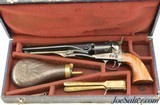 Cased Replica Arms Marietta Ohio Colt 1860 Navy 36 Cal Black Powder Percussion Italy - 1 of 13