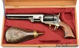 Cased Armi San Marco Colt 1851 Navy .36 Caliber Black Powder Percussion - 1 of 14