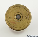 Scarce Kirkwood 8 Gauge Shotgun Shell Factory Loaded #4 Shot Paper Hull - 2 of 3