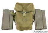 Vietnam M-14 Pouch Small Arms Ammunition/ 2 BRW S-I Magazines