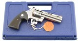 LNIB Stainless Colt Python 4.25" Barrel 357 Magnum SP4WTS - 1 of 7