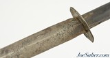 Handmade Antique Boot Handled Boot Dagger 7 1/2" Civil War? - 7 of 10