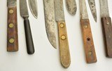 Lot of Antique Kitchen and Butcher Knives - 2 of 7