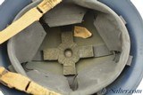 WWII Canadian Halifax Nova Scotia Police Mk2 Helmet - 4 of 5