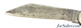 Press Button Knife Co. 4 7/8" Invincible Walden NY Brown Jigged Bone - 5 of 7