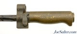 French Lebel 1886/93/16 Brass Handle Bayonet/Scabbard - 5 of 7
