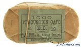 Scarce 10 Pack Eley Bros. No. 12 Percussion Cap Tins - 1 of 6