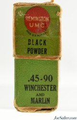 Excellent Full Box Remington UMC 45-90 Winchester & Marlin Black Powder Ammo - 3 of 7