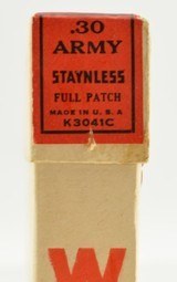 Full & Sealed Winchester 30 Army Full Patch Ammo Krag & Model 95 - 5 of 5