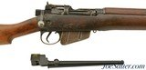 WW2 Canadian Lee Enfield No. 4 Mk. I* Rifle by Long Branch With Bayonet