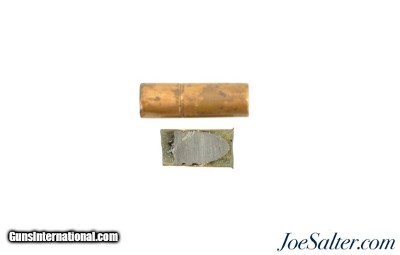 Rare 30 Caliber Cup Fire Ammo & Cut Away Plant's Mfg Pocket Revolver Civil War Ammo Phoenix Mfg