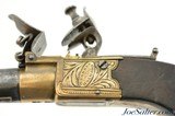 British Brass-Frame Flintlock Turn-Off Pistol by William Parker of London - 6 of 12