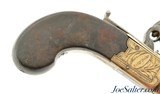 British Brass-Frame Flintlock Turn-Off Pistol by William Parker of London - 2 of 12