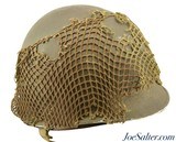 Early WWII Front-Seam Fixed Bale M1 Helmet - 1 of 15