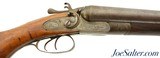 Antique F.A. Loomis IXL No. 40 English SxS Hammer 10 Gauge Shotgun C. 1880's - 1 of 15